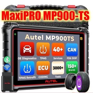 Autel MaxiPRO MP900-TS Diagnostic Scanner OE ECU Coding TPMS Programming Tool